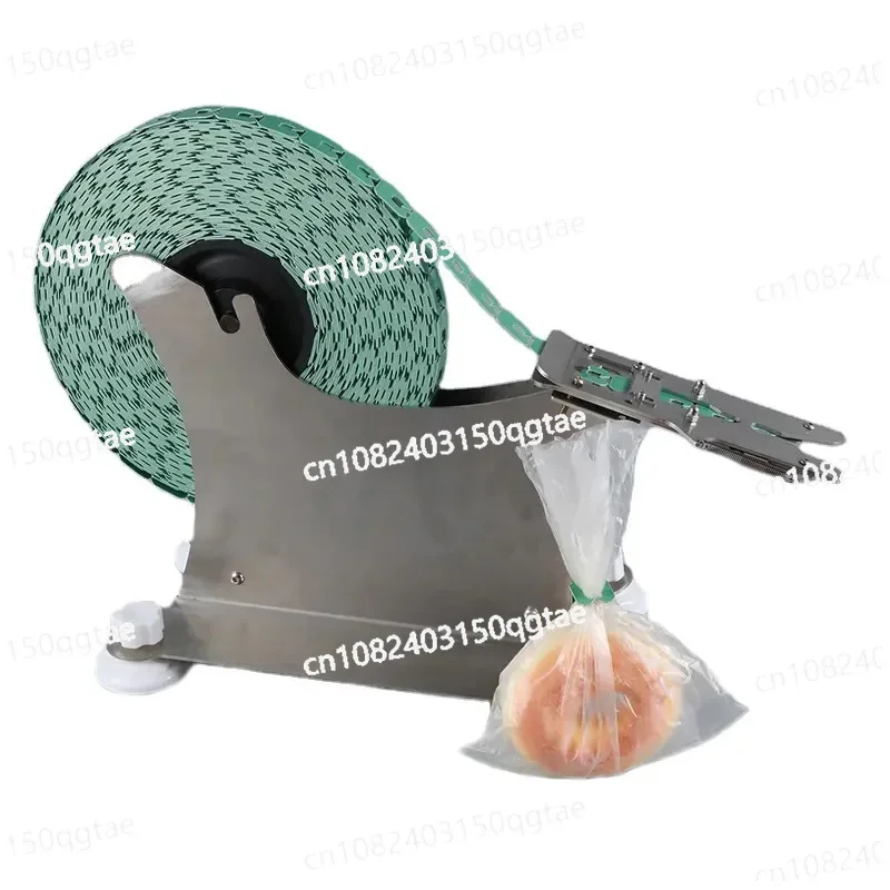 

Semi-automatic Bread Clip Machine Bread Bag Closure Machine for Sealing Bread Candy Bags Clips Machine