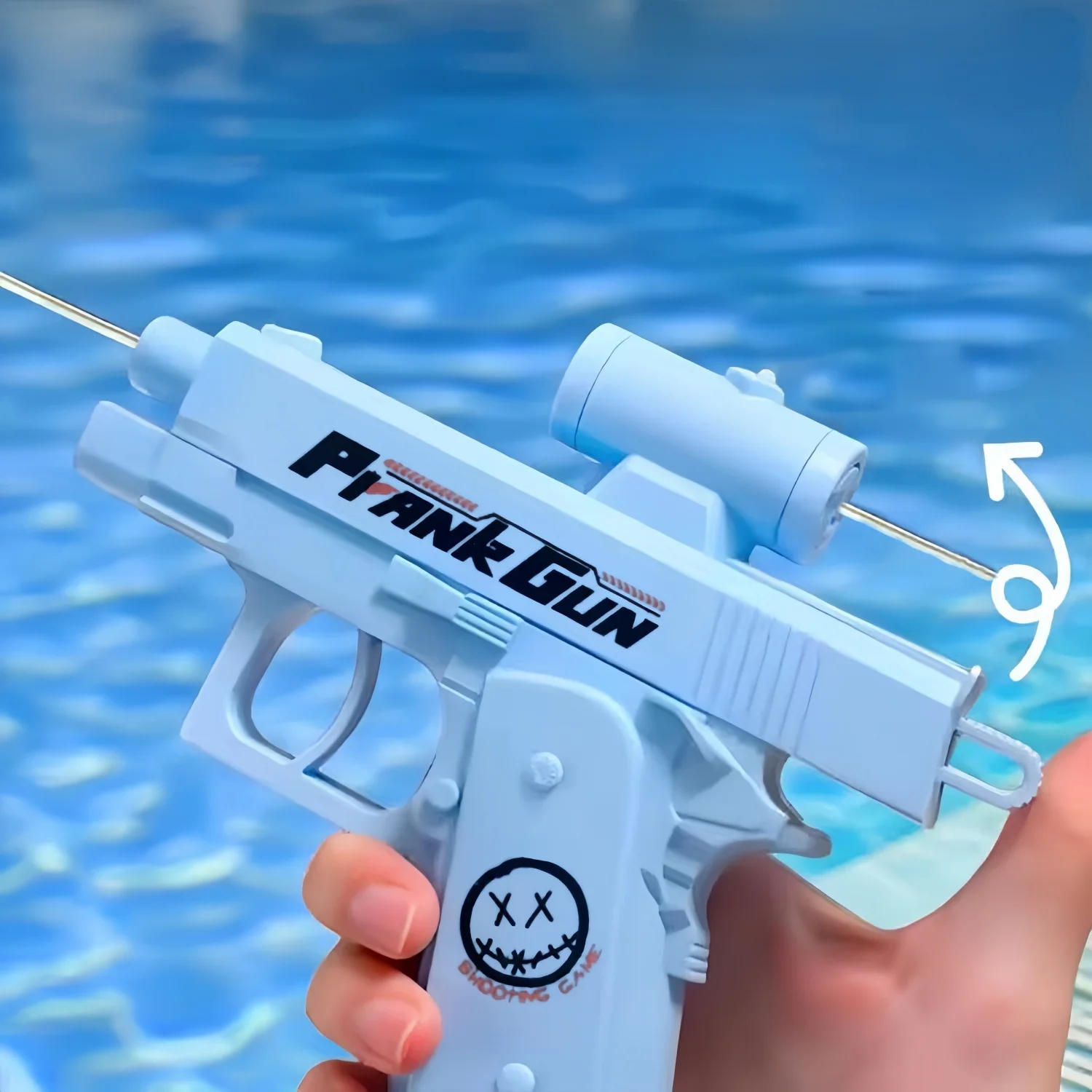 Two-Way Water Gun Prank Water Gun Toy Stress Relief Small Pistol Game Outdoor Indoor Adult Child Interaction Shoot Gift 2 Style