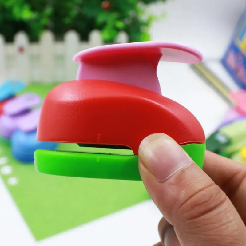 Cute Heart Hole Puncher Scrapbooking Paper Punches Kawaii Heart Hole Punch DIY Craft Shape Cutter Perforator