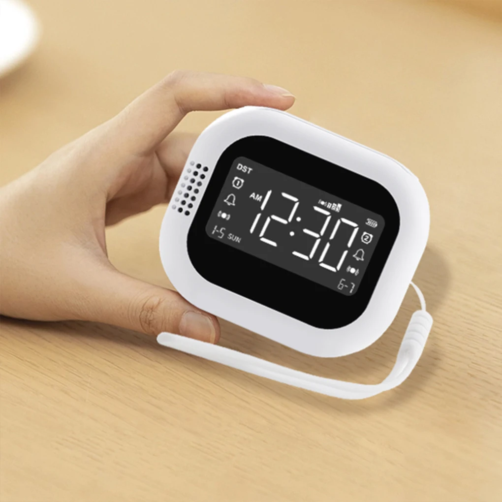 ABS Specific For Heavy Sleepers Alarm Clock With Bed Shaker Noise Powerful Vibration Alarm Clock