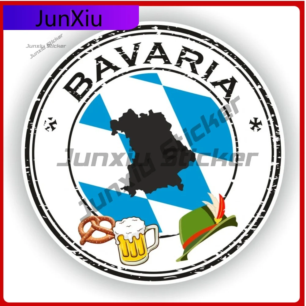 

Bavaria Seal Round Flag Fashion Auto Surface Decoration Commonly Used On Bumpers Rear Windows And Trunks With National