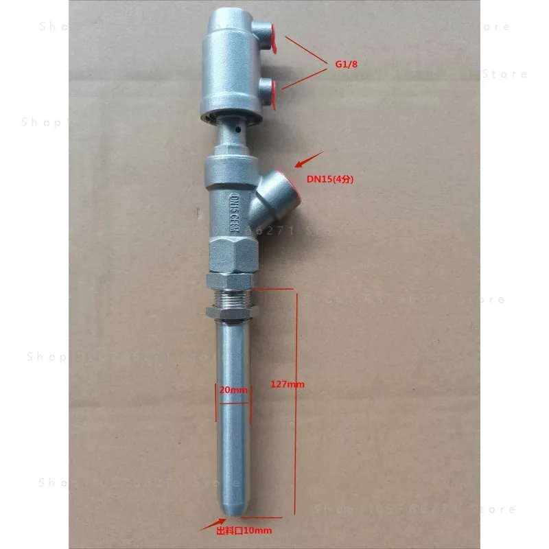 Filling Machine With Stainless Steel DN15-27 Extension Rod Anti-drip Pneumatic Discharge Nozzle Filling Valve Customization