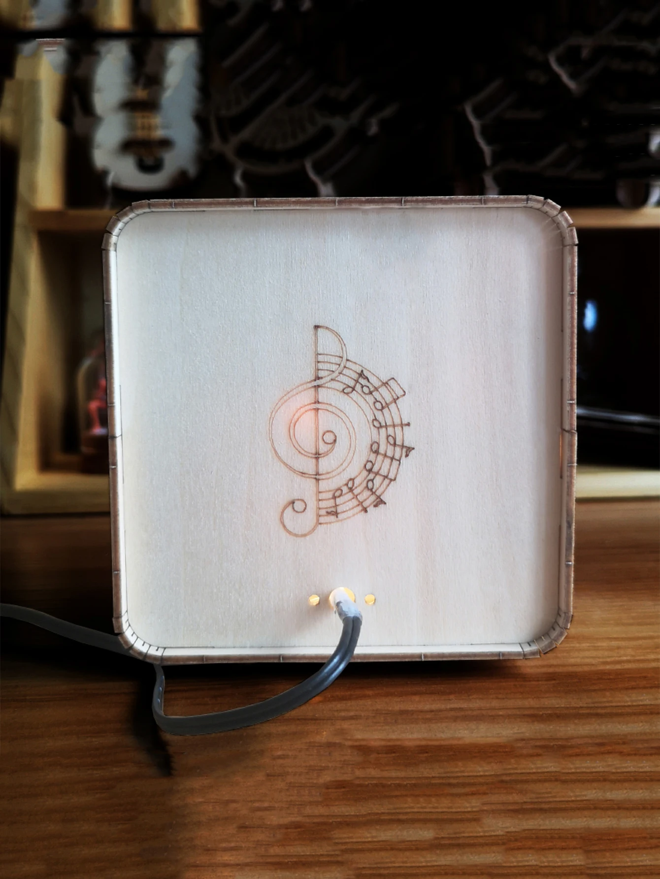 3D 나무 퍼즐 성 모델 키트 야간 조명 책상 장식 여성을위한 생일 크리스마스 선물