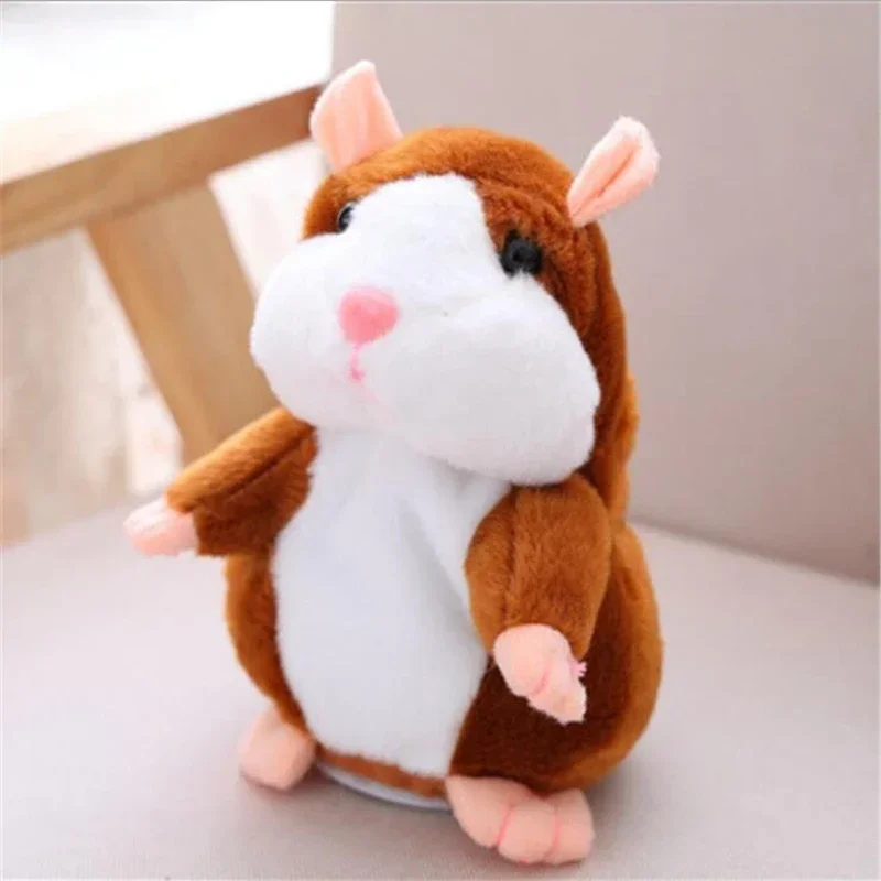 

Learn To Repeat The Small Hamster Plush Toy Talking Hamster Doll Toy Record Children's Sducational Toys For Children's Gifts