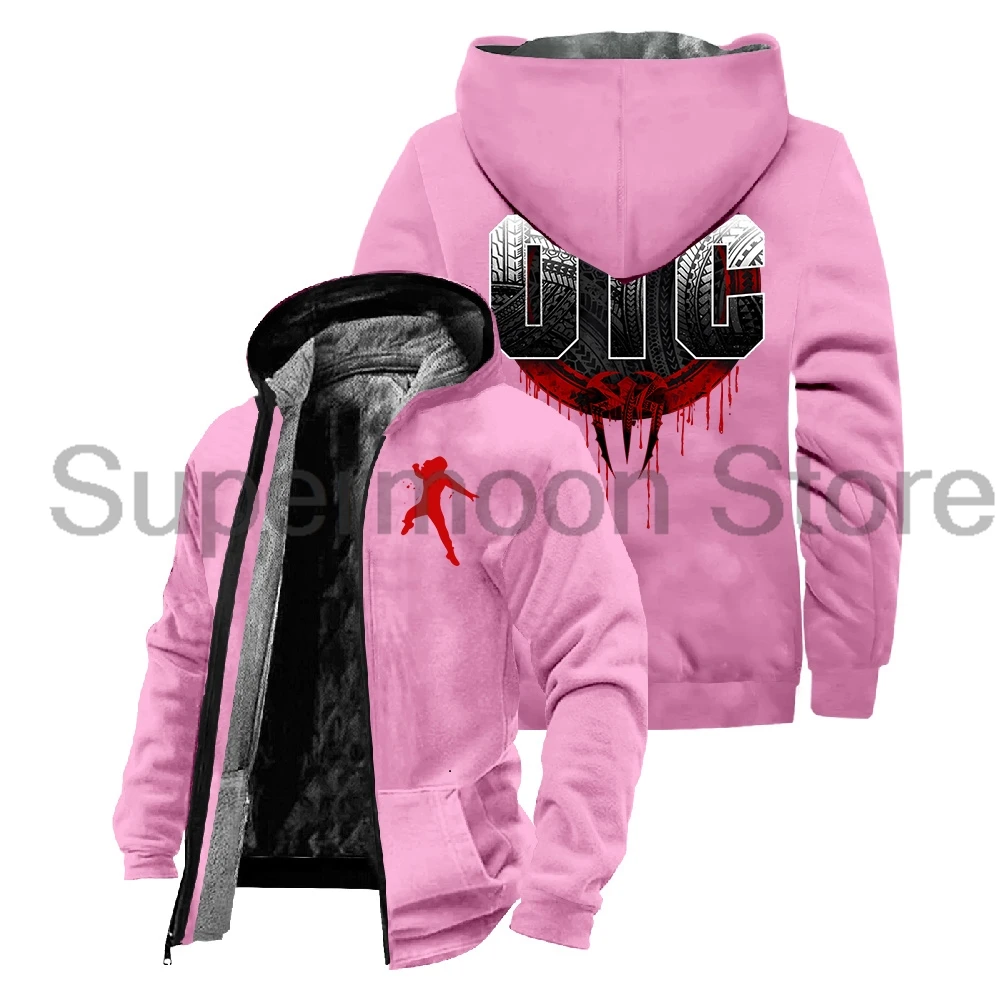 Sudadera con capucha OTC DE LOS Reigns romanos para hombre y mujer, ropa de calle de manga larga, Parkas, chaqueta de invierno