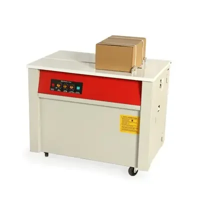 Cost Effective Semi Automatic Double Side Strapping Machine Industrial Packaging Bundling Tool For Shipping Cardboard Carton Box