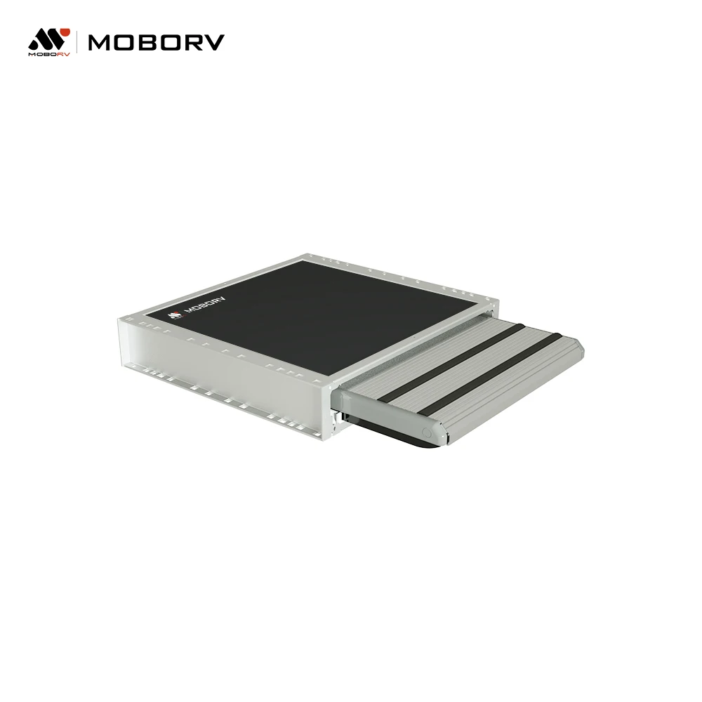 

Electric Motorhome Caravan Vehicle Outdoor Waterproof Automatic Durable Strong Aluminum Alloy Single Slide RV Step