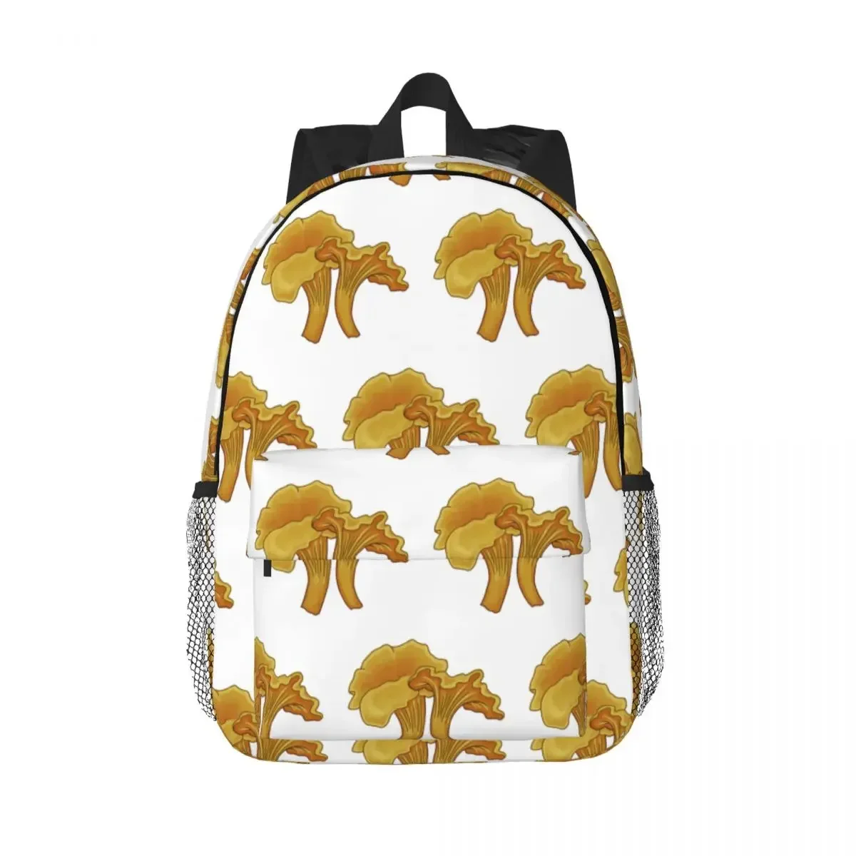 

Golden Chanterelle Mushrooms Backpacks Boys Girls Bookbag Fashion Children School Bags Laptop Rucksack Shoulder Bag