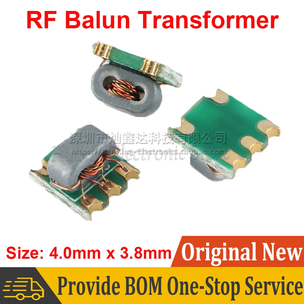 2PCS SMD Micro 1:4CT 3-800MHz RF Signal Balun Tranformer Balance Unbalance Unbalanced Balanced Replace TCM4-1W+