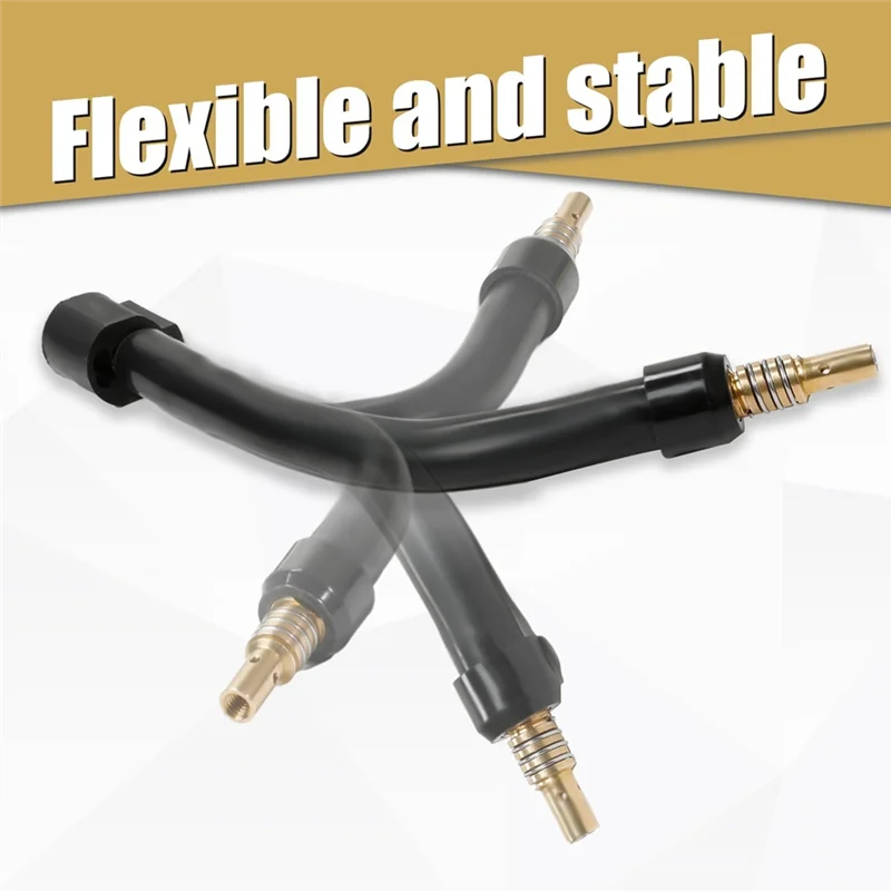 

B03C-Flexible Mig Welding Neck, Flexible Mig Extension,035Inch M6 Nozzle Holder Diffuser And Guard And Torch Neck For MB15