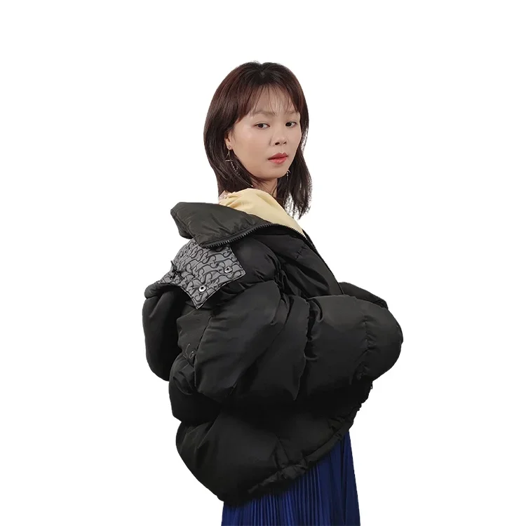 2021 winter Women's plus size hooded Padded Jacket coat