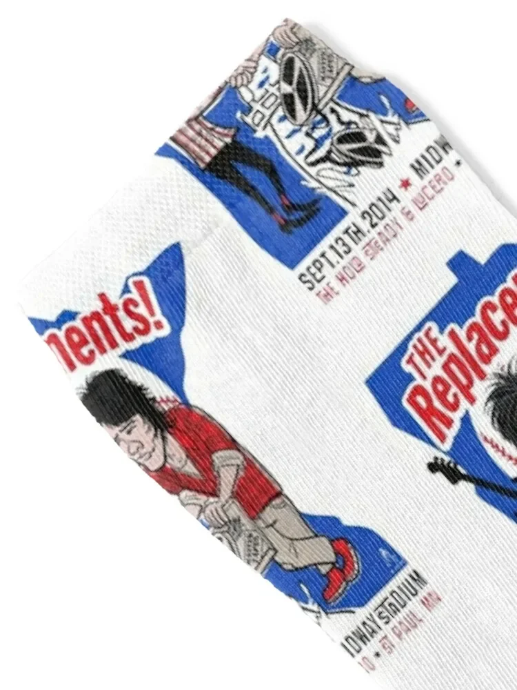 The Replacements Midway Stadium Concert Tour Vintage Socks man christmas gift christmas gifts cotton Boy Socks Women's