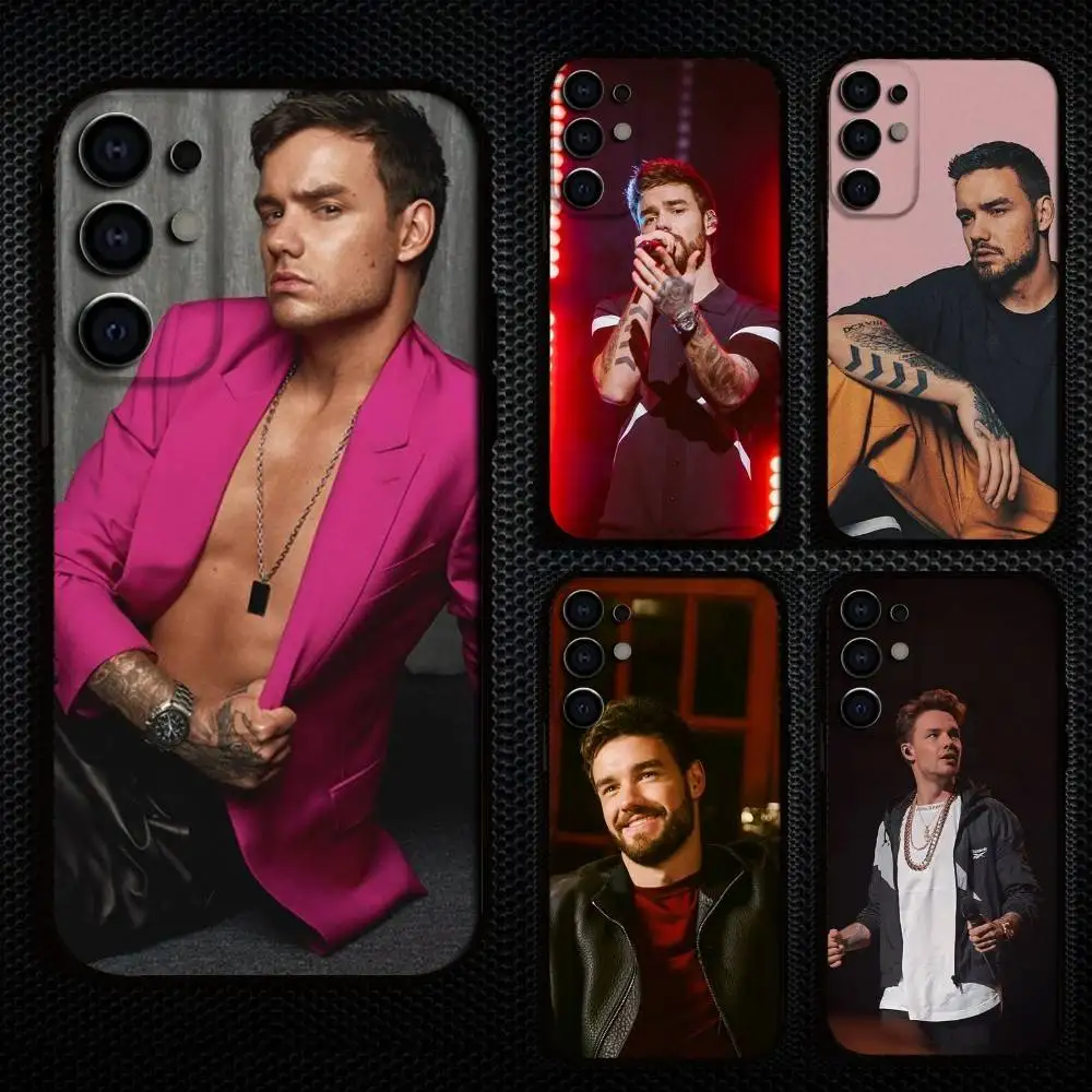 

L-Liam P-Payne Singer Phone Case For Samsung S25,S24,S21,S22,S23,S30,Ultra,S20,Plus,Fe,Lite,Note,10,9,5G Black Cover