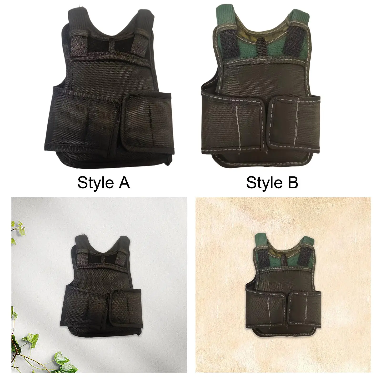 1/6 Scale Vest Model Stylish Doll Costume Doll Vest Model Miniature Action Doll Vest Model for 12inch Doll Accessory Dress up