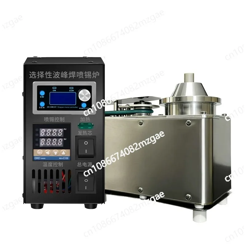 For BF06 Mini Selective Wave Soldering Machine with Spray Flux, Upgraded Desktop Solder Pot for PCB Assembly
