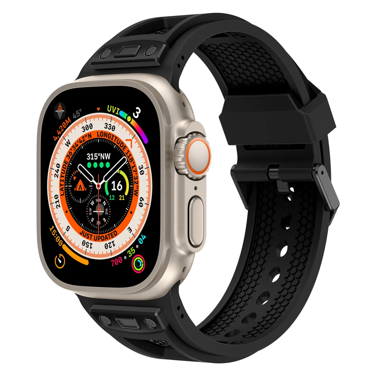 Uhrenarmband für iWatch 42/44/45/49 mm, modisches Metallarmband für die Uhrenserie Ultra2 Se 9/8/7/6_voghion.com