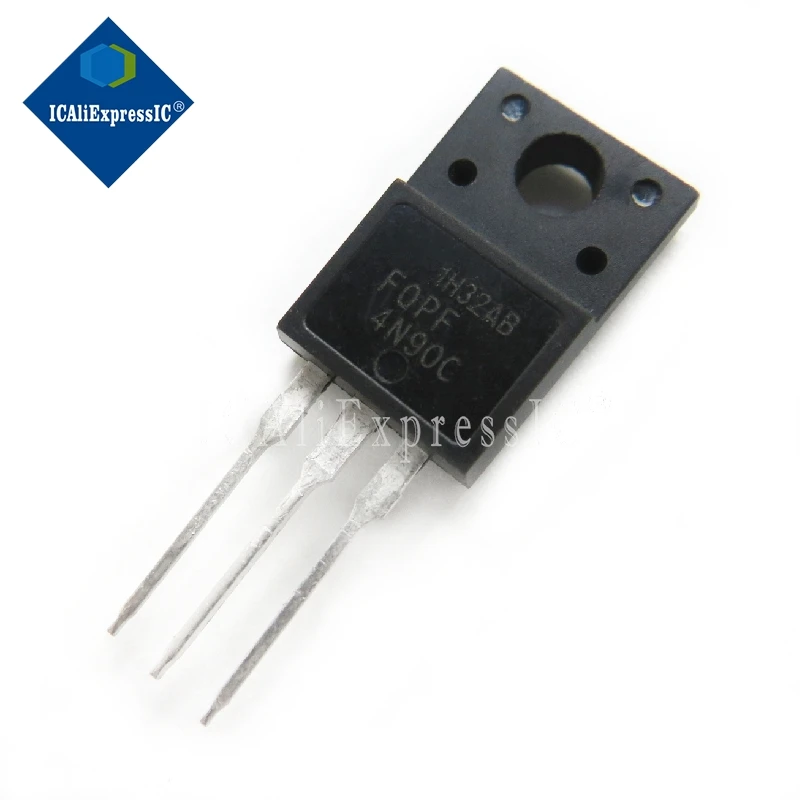 10 개/몫 FQPF4N90C TO-220 4N90C 4N90 TO220 새 로 운 MOS FET 트 랜 지 스 터 재 고 있 음