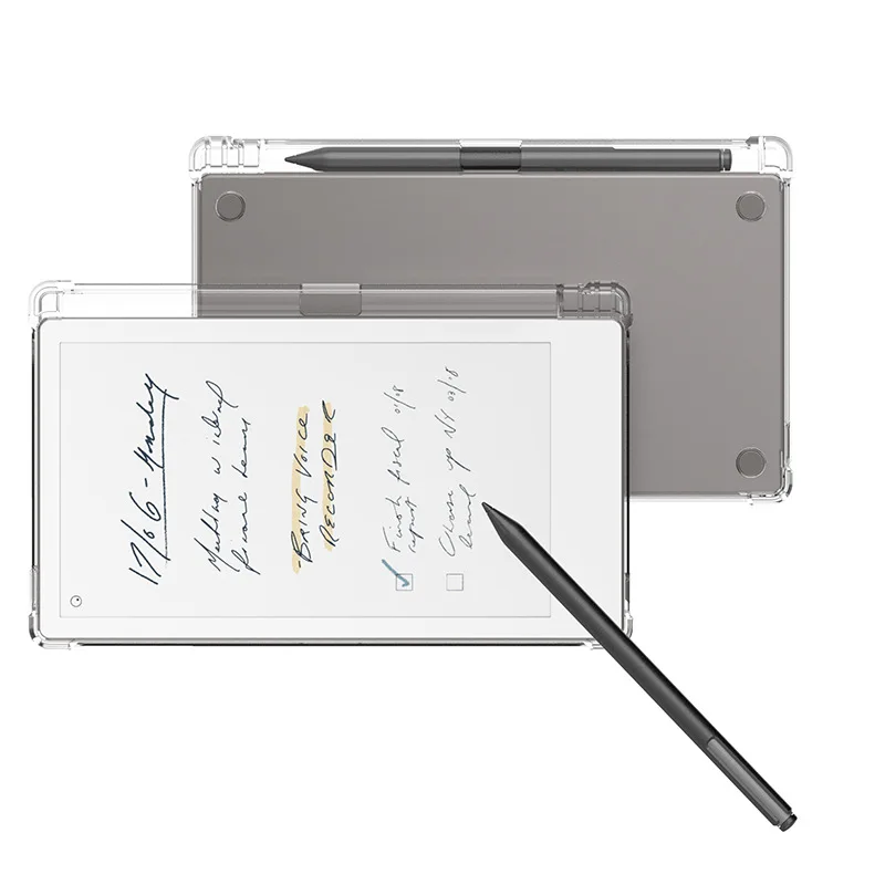 

1x W/Pen Slot Soft TPU Cover For Remarkable Paper Pro Move 7.3'' eReader Shockproof Protective Skin Clear Skin Case