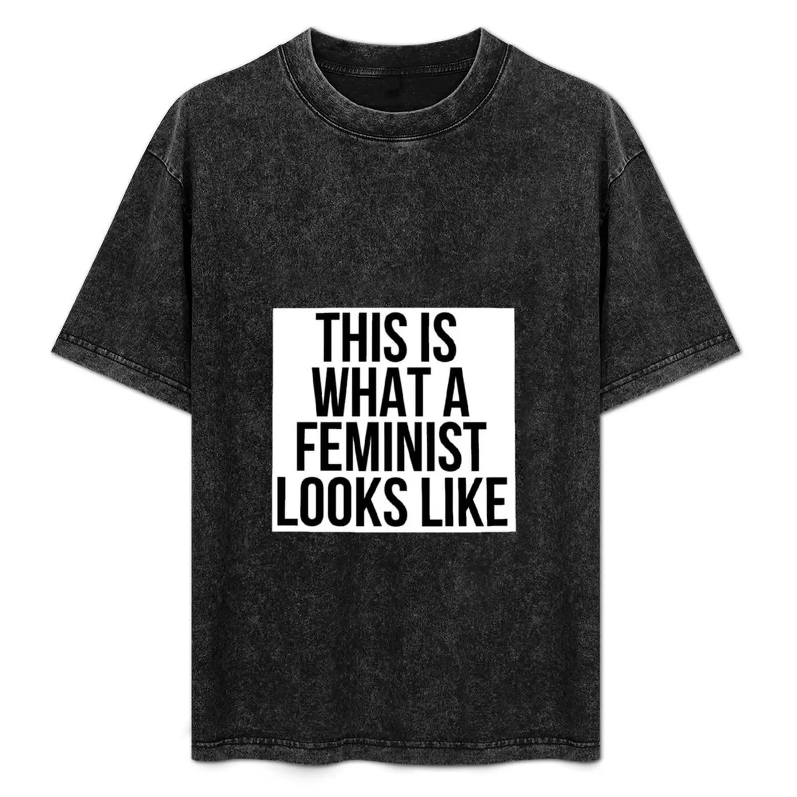 This Is What A Feminist Looks Like T-Shirt Basic Regular Fit Casual T-Shirt