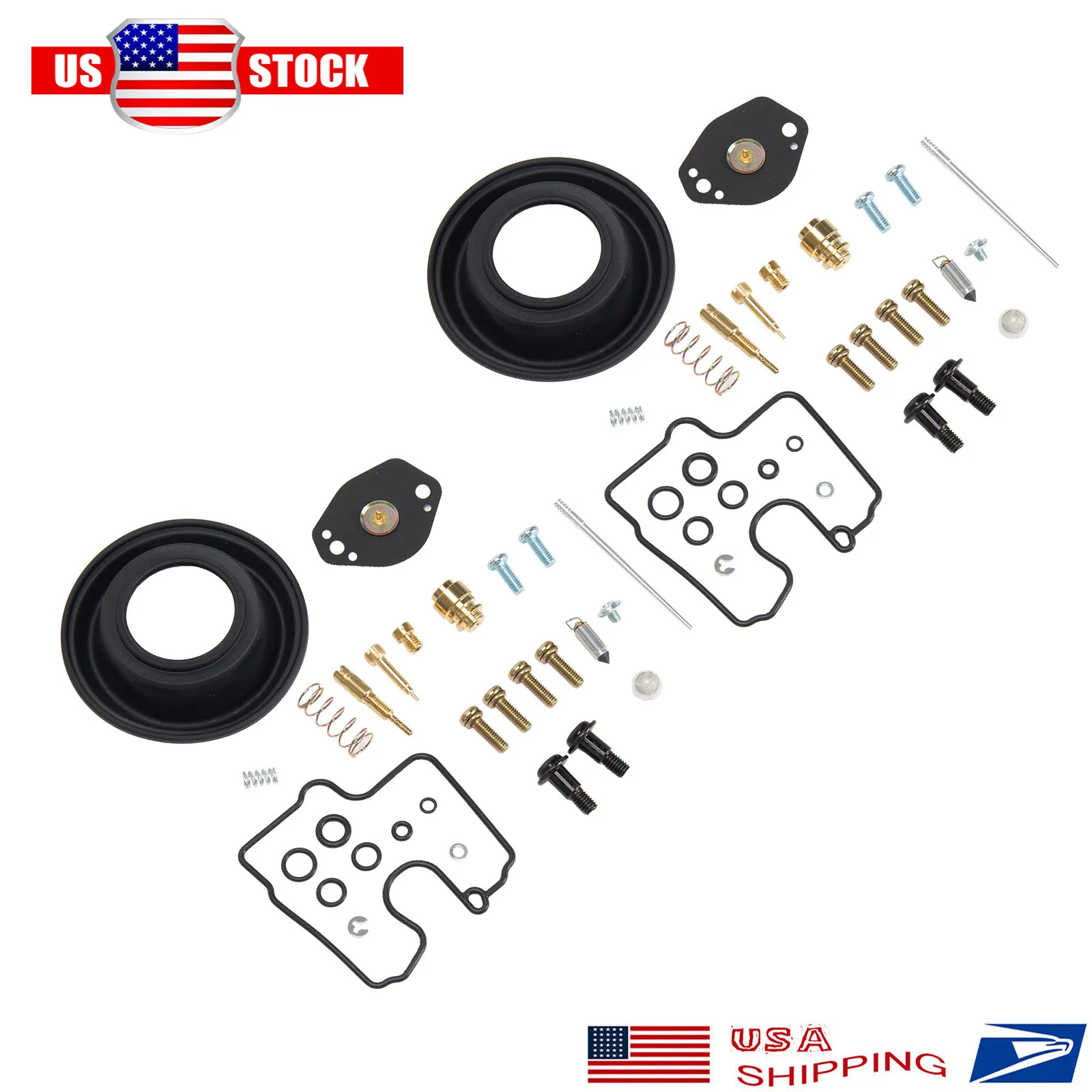 

2 комплекта для ремонта карбюратора с диафрагмами для Suzuki VL1500 Intruder 1998-2004 гг.