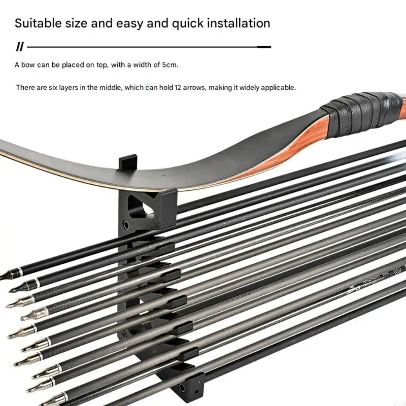 Нескользящая подставка для луков Archerys, легкая конструкция, держатель для стрел, подставка для безопасной охоты на открытом и