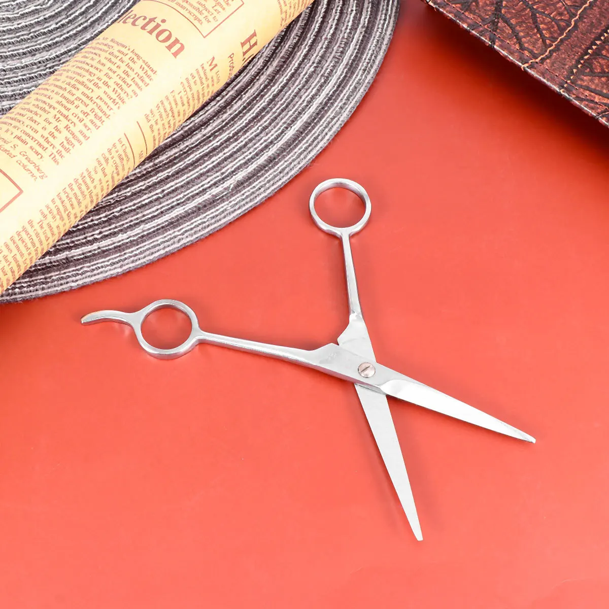 

Professional Hair Scissors Hairdressing Tool 6.5 Inch Stainless Steel Straight Cut Haircut Scissor Home Salon Barber