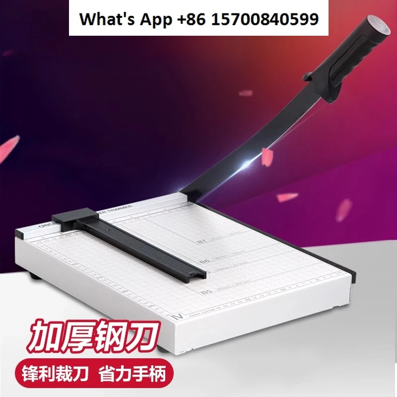 

Paper cutter trimmer A4 manual paper cutter dotted line paper cutter office household small