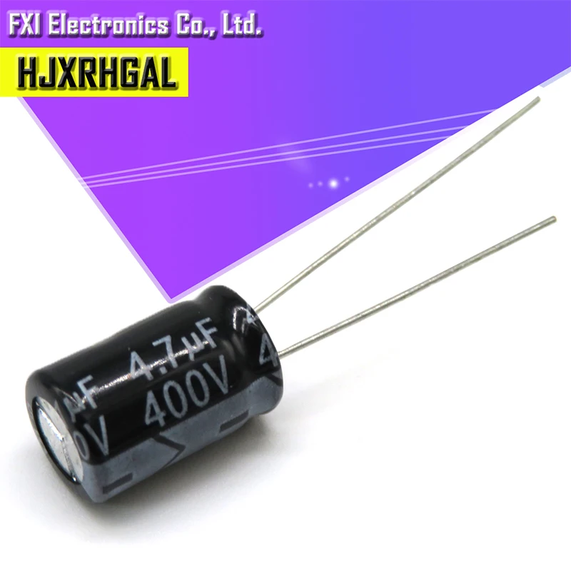 10PCS 400v4.7uf 400v 6x13 Electrolytic capacitor 400v 4.7uf 6*13