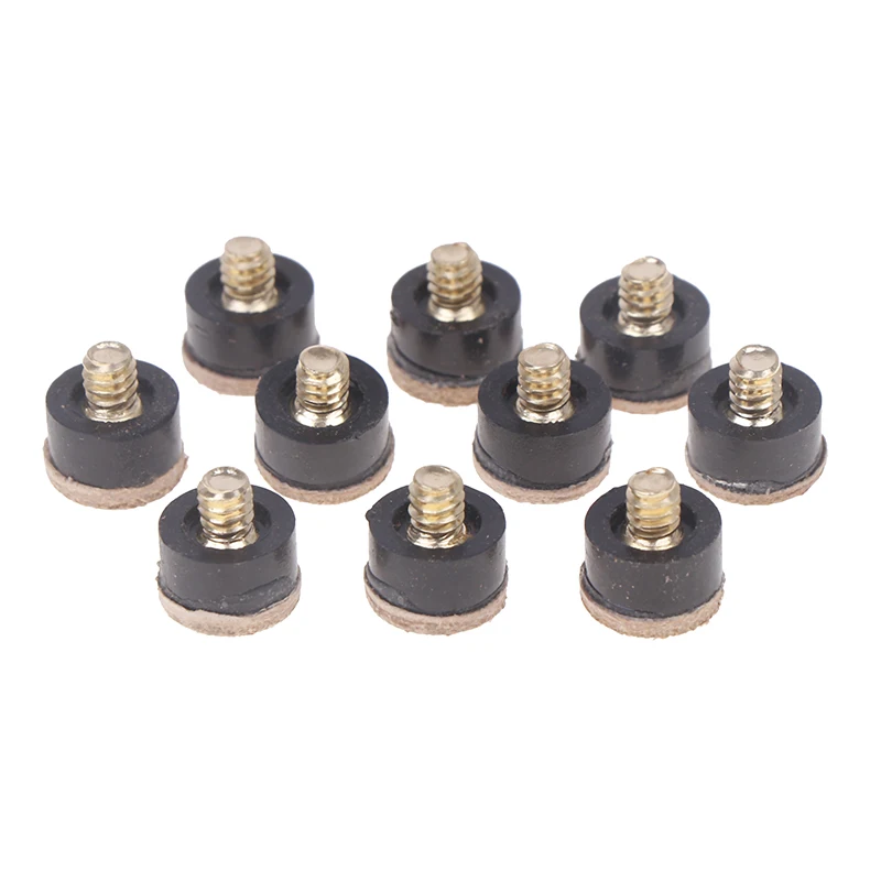 10 pièces 13MM vis dans les pointes de queue Snooker piscine Billards pointe tête pièces de rechange économique Table de billard Club Snooker queue accessoires