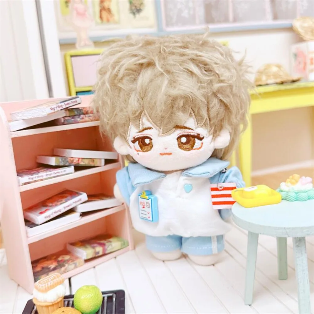 Plush Stuffed 10CM Doll Clothes Hoodies T-shirt Pink T-shirt Pants Set 10CM Cartoon No Attributes Dolls Clothes