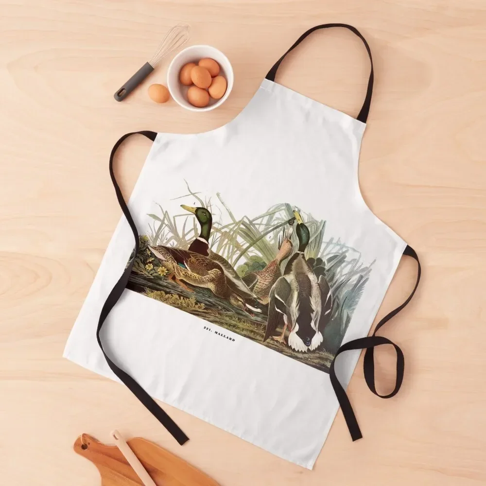 

Mallard duck - Audubon Apron Utensils For Kitchen For Men Kitchen Apras For Women Waterproof Apron