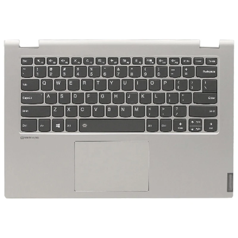 Accesorios para ordenador portátil Lenovo Ideapad FLEX-14 C340-14, reemplazo de reposabrazos y teclado con retroiluminación azul y negro, API IWL IML, novedad