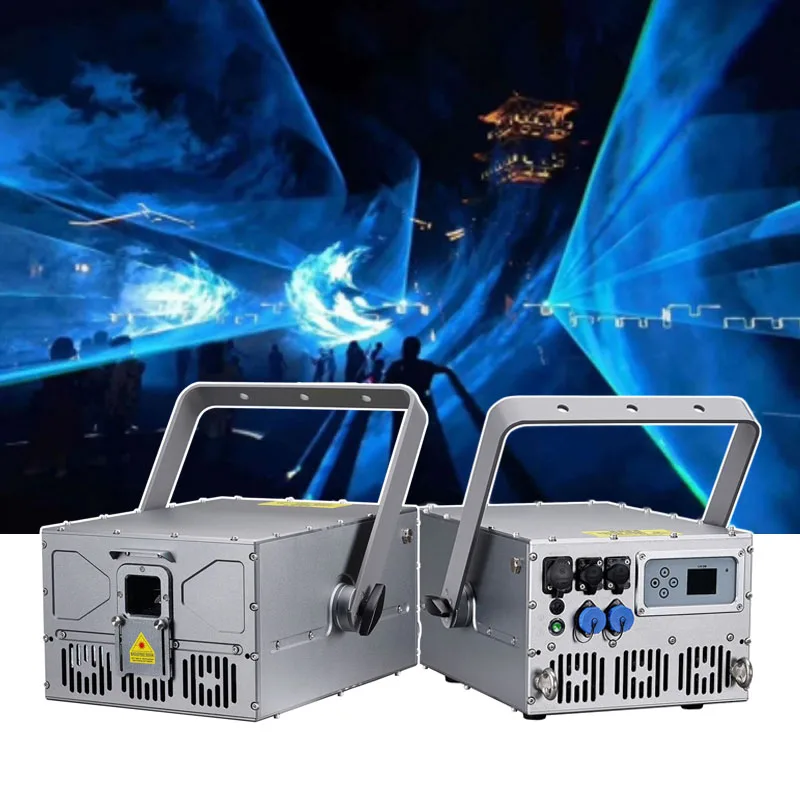 

AOPU 15W 10 Watt Outdoor Sky Laser Light Show Waterproof IP65 ILDA 40kpps Laser Show System Equipment Animation Projector Lase