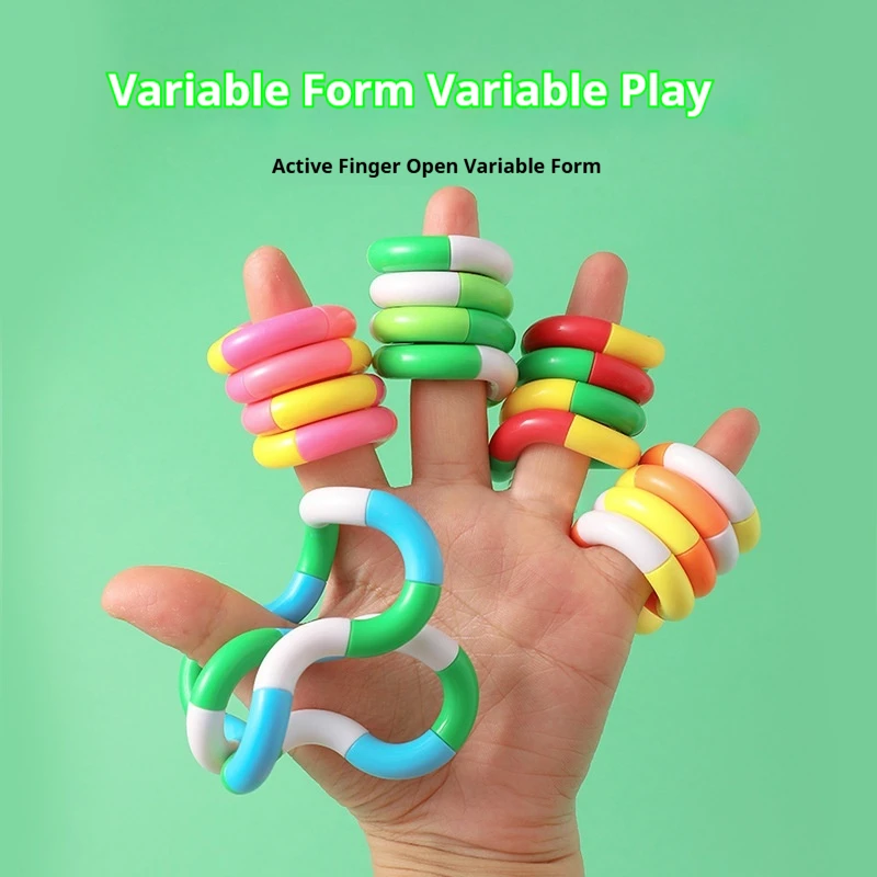 

Versatile Twist Joy Wrapping Toys Stress Relief Creative Small Toys Gifts Night Market Versatile Twistable Winding Playthings