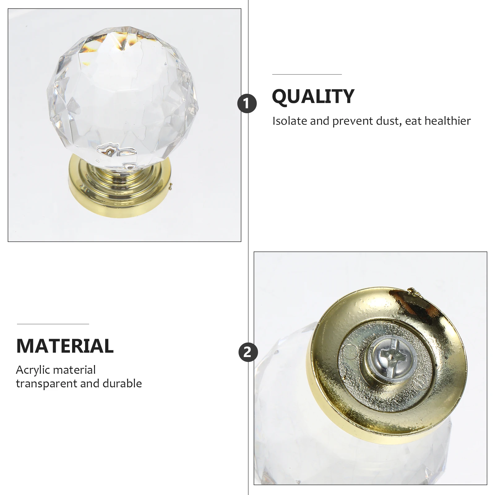

1pc Transparent Cake Covers Dustproof Thermal Insulated Food Dome For Bowls Plates Keeps Hygienic Compact Storage