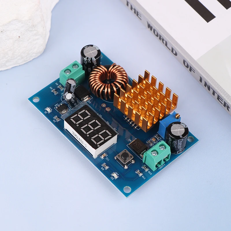 New XH-M411 DC 3V-35V To DC 5V-45V Boost Converter Module Voltage Regulator Adjustable Step Up Voltmeter Digital Display Module