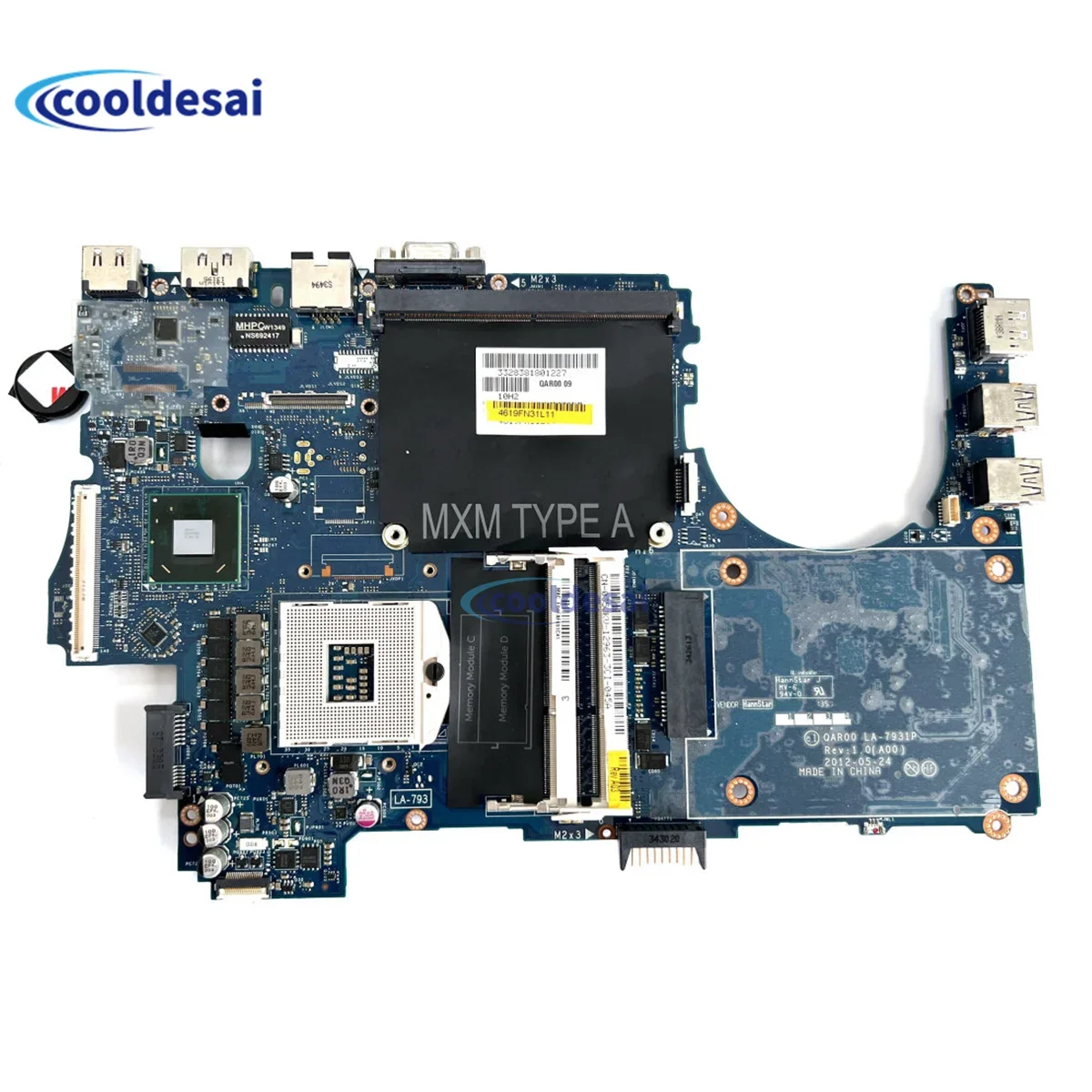 

Original For Dell Precision M4700 Laptop motherboard QAR00 LA-7931P tested good free shipping