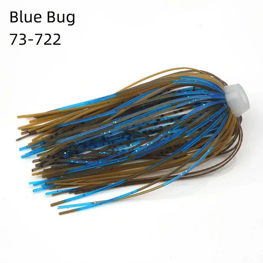 6/12 Stuks Bass Jigs Rokken 64 Mm Buzzbait Baits Wobbler Rubber Rok Diy Visgerei Craft Voor Snoekbaarzen vissen Lokt