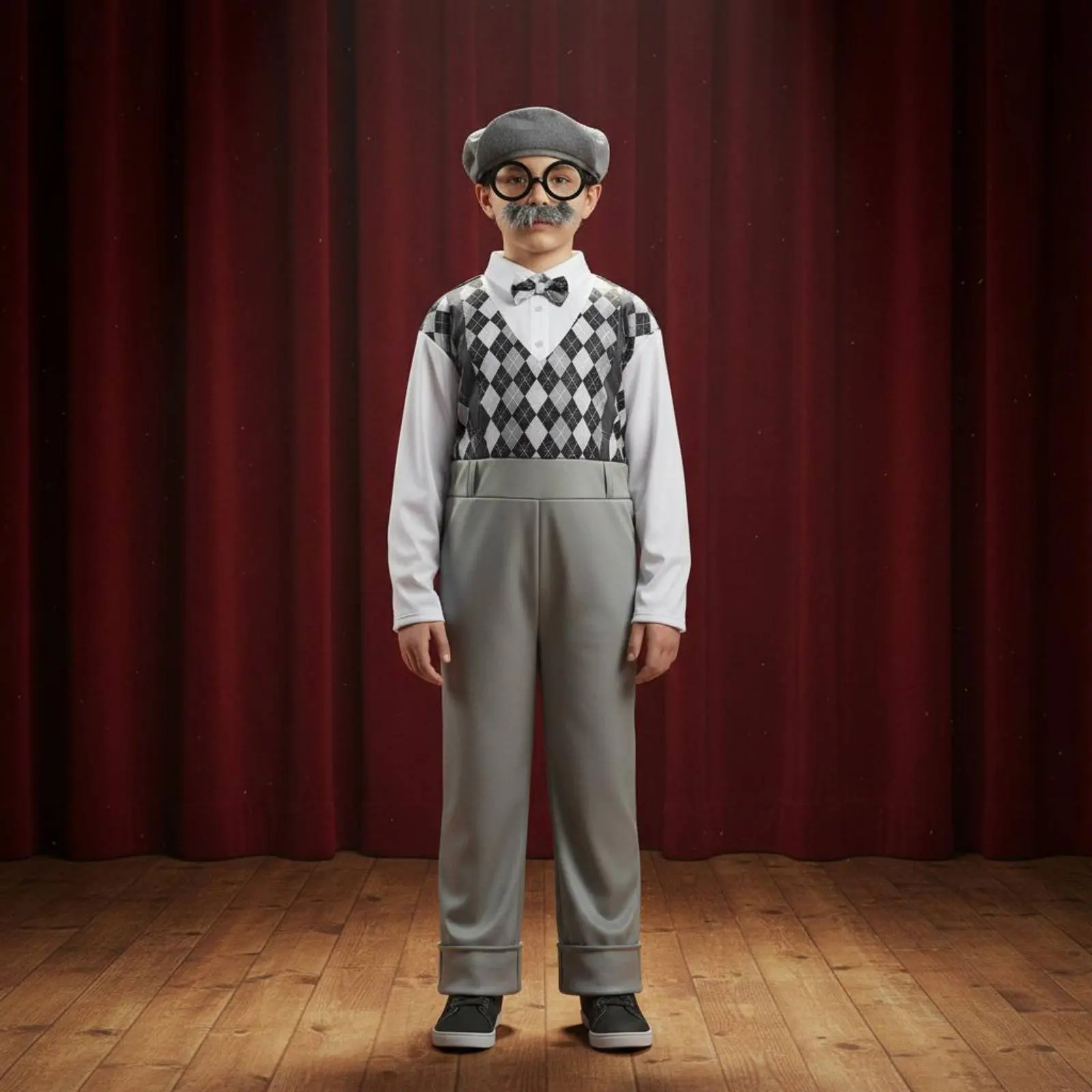 

Детский костюм дедушки, цельный дизайн, наряд для 100-го дня учебы для малышей