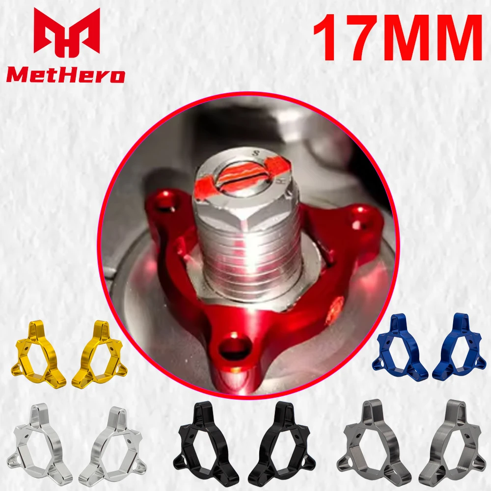 

17MM CNC Aluminum Motorcycle Suspension Fork Preload Adjuster For Kawasaki/Aprilia/Ducati/Honda/Suzuki/Yamaha MOTO Accessories
