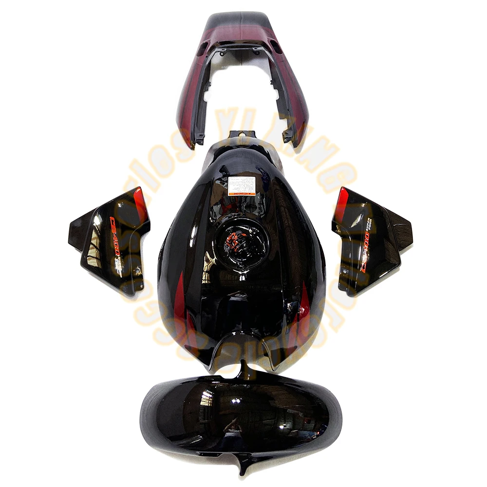 Suitable for Honda CB400SF 2003-2007 VTEC3 injection molding fairing Carbon fiber color CB400 03 04 05 06 07 fuel tank + lock