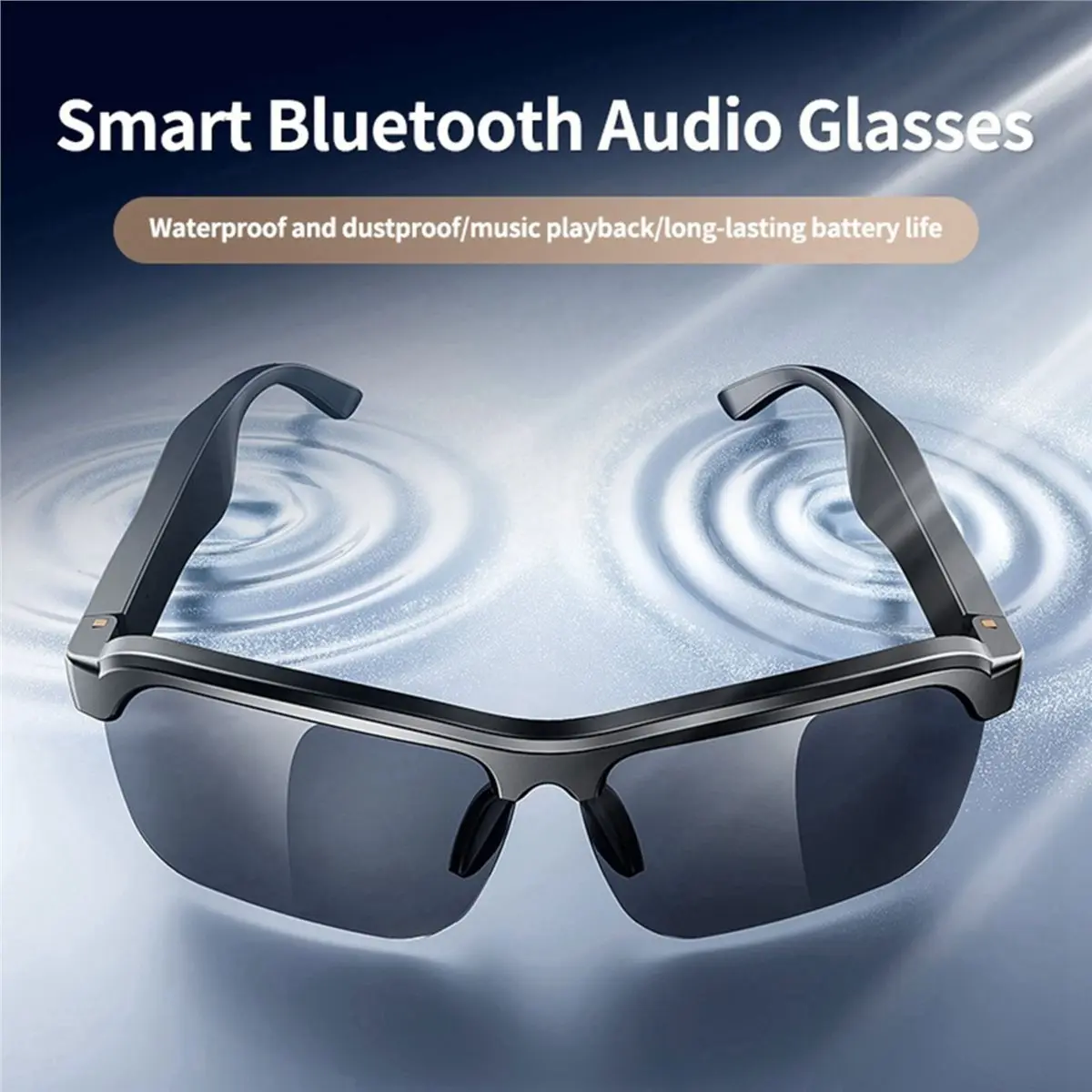 Friendly!AI Smart Glasses Support Translation Touch Sport Anti Blue Sunglasses Bluetooth Call Music Player for Men Women