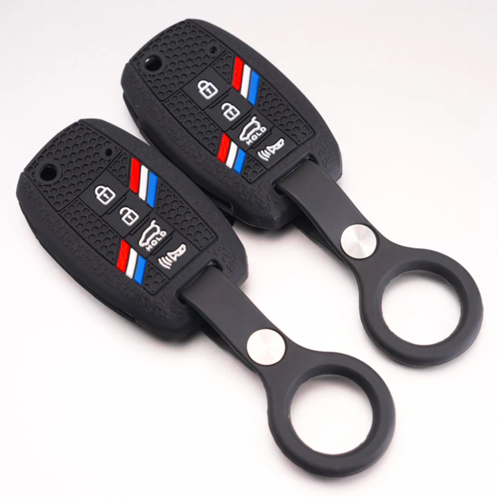 Key Fob Case With Lanyard For Nissan Qashqai X Trail T32 T31 Juke J10 J11 Kicks Tiida Micra Altima Pathfinder Note Premium