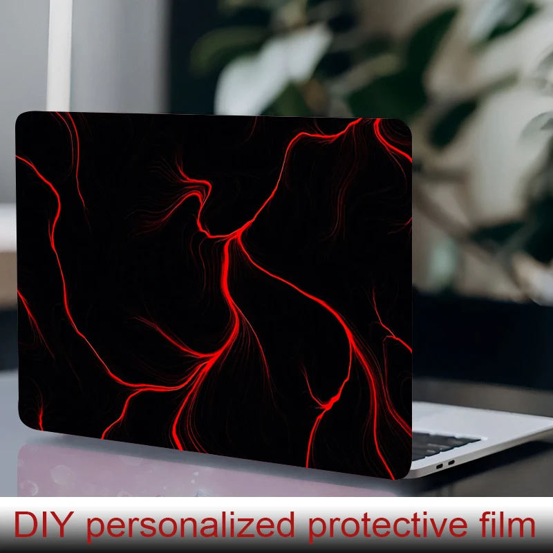 

2 наклейки для ноутбуков, защитная пленка Hexagon, наклейка для самостоятельной установки, устойчивая к царапинам.