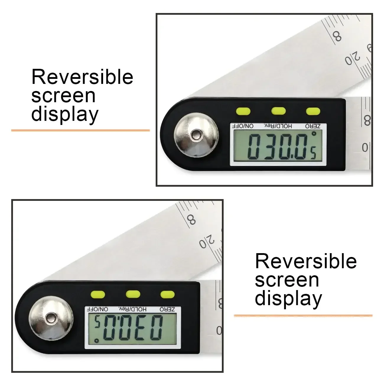 500 mm Electron Goniometer Angle Ruler Digital Level Angle Finder Inclinometer Angle Meter Protractor For Woodworking