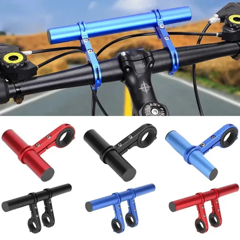 10 20 30cm Bicycle Handlebar Extender Bracket MTB Road Bike Headlight Extended Mount Rack Cycling Replacement Parts