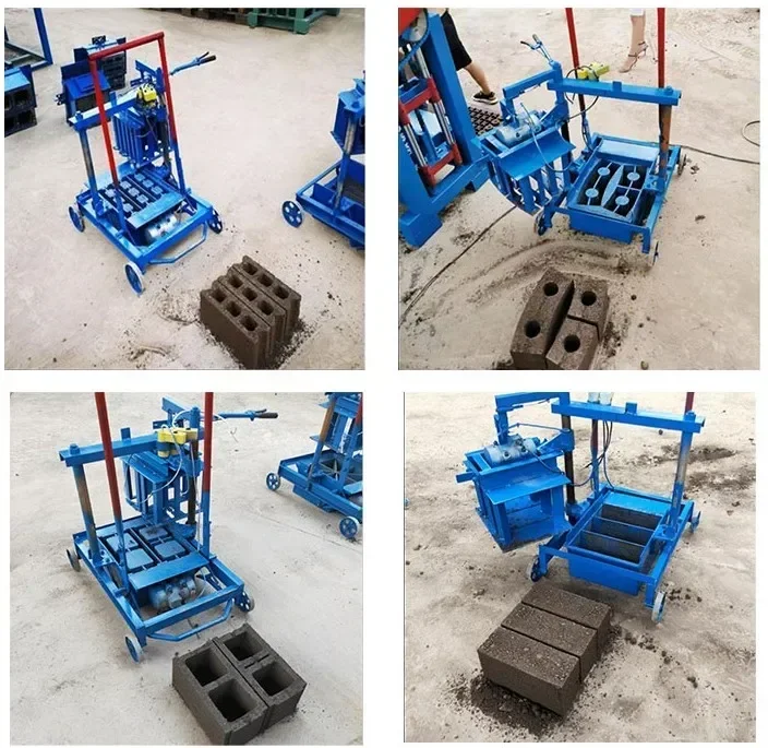 Hot Selling Small-sized Manual Block Machine, Concrete Hollow Solid Paving Machine Brick Machine, Chinese Made Brick Machine