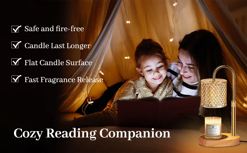 candle warmer lamp reading