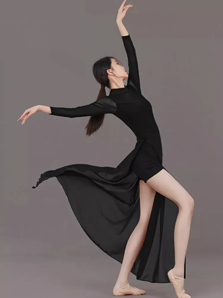 بلون خط ملابس الرقص زي المرأة اللاتينية شبكة المرقعة فستان حديث আবৃত্তি الكلاسيكية شيونغسام E4425