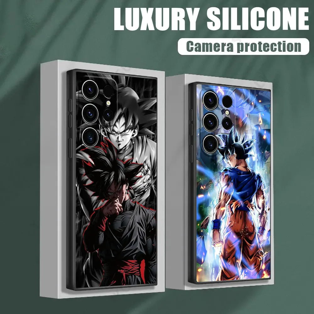 

Goku Black Dragons B-Ball Phone Case For Samsung Galaxy S25 S24 S23 S20 S21 FE S26 S22 Ultra S26 Plus S25FE Soft Silicone Cover
